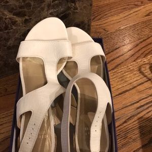 Cream sandals